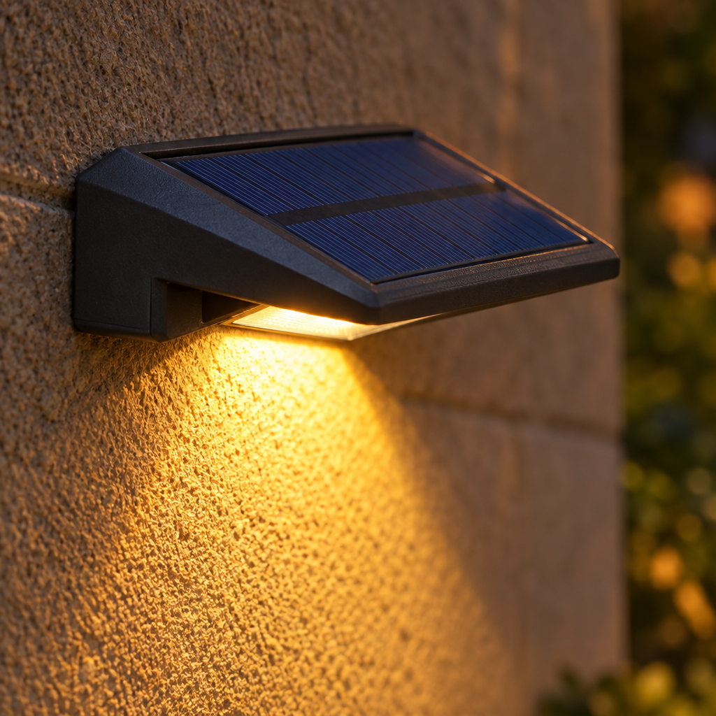 Solar Garden Wall Lights, 4 Pack