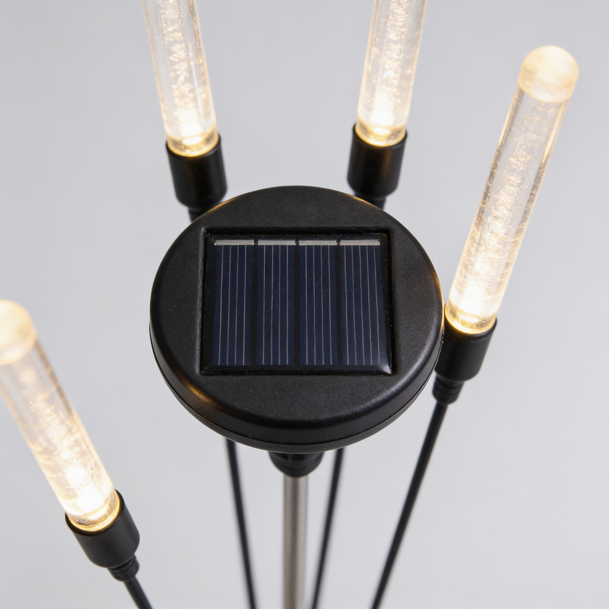 Solar Firework Lights, 112 LED Copper Wire Garden Stake, Remote