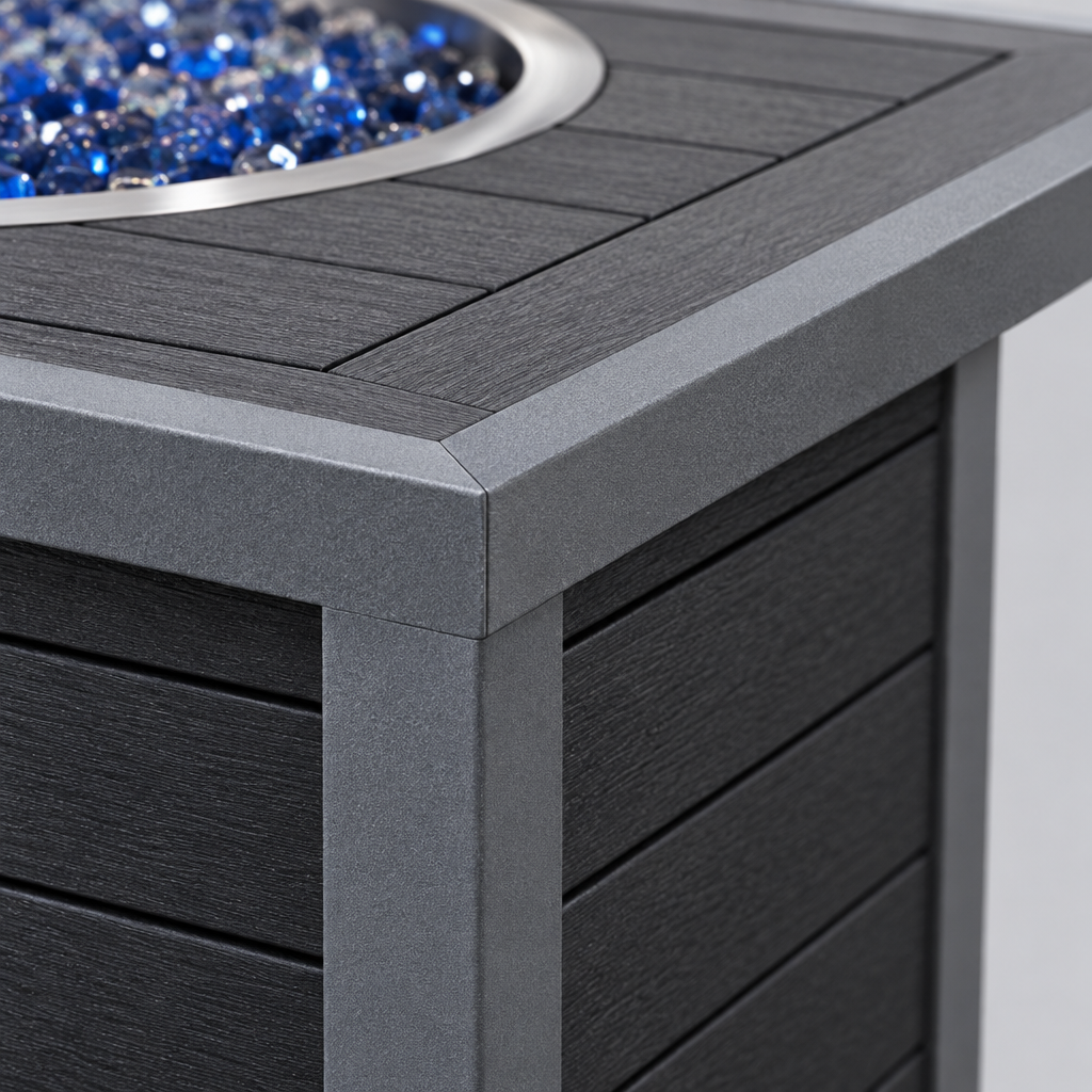 Cobalt Blue Fire Glass Rocks, 3/4 in, 10 lb Fire Pit Fill