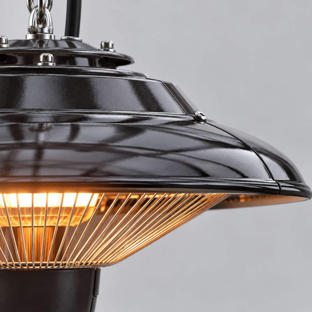 1500 W Hanging Infrared Patio Heater with Pull Cord