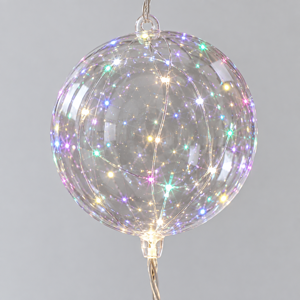 10 Pack LED Light Up Balloons with String Lights