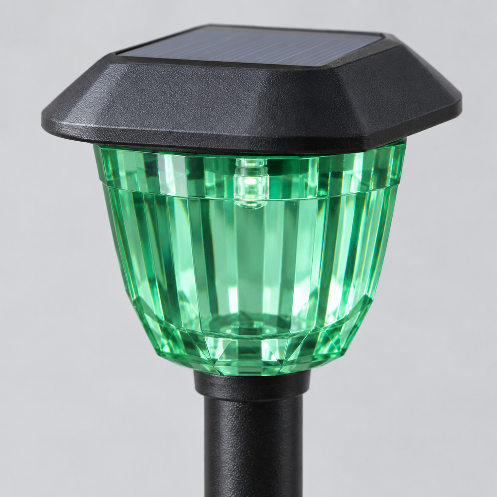 4 Pack RGB Solar Pathway Lights, IP65 Outdoor Yard
