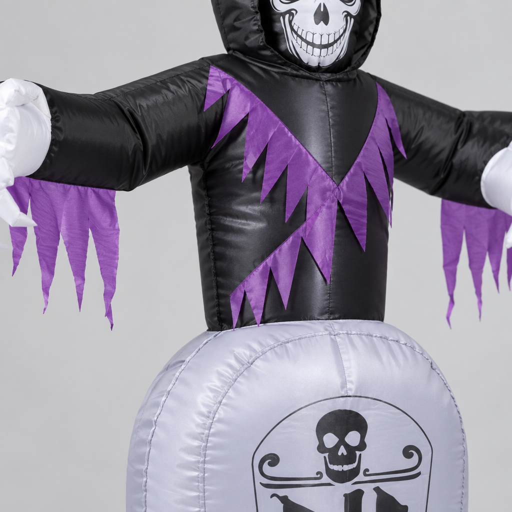 8 ft Inflatable Grim Reaper Halloween Yard Decoration