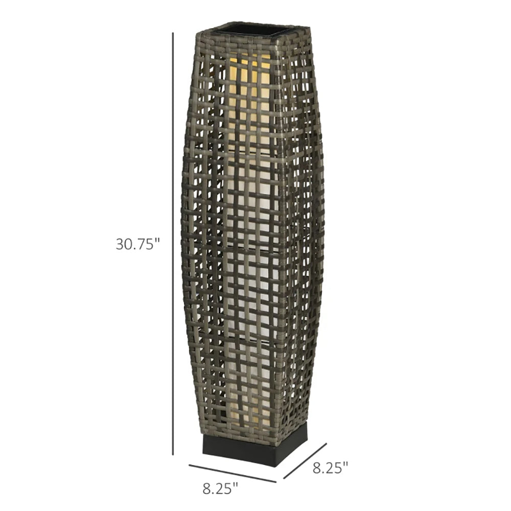 Solar Floor Lamp, Outdoor Garden Lantern Pathway Light & Decorative Driveway Lighting With Auto OnOff LED Lights Fo - view 5