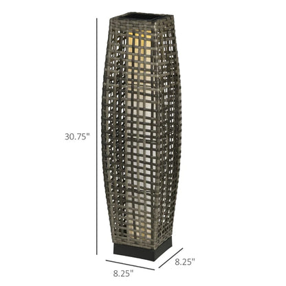 Solar Floor Lamp, Outdoor Garden Lantern Pathway Light & Decorative Driveway Lighting With Auto OnOff LED Lights Fo - view 5