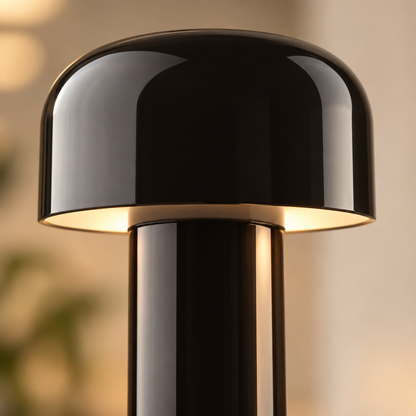 Cordless Mushroom Table Lamp, Touch Control, Rechargeable