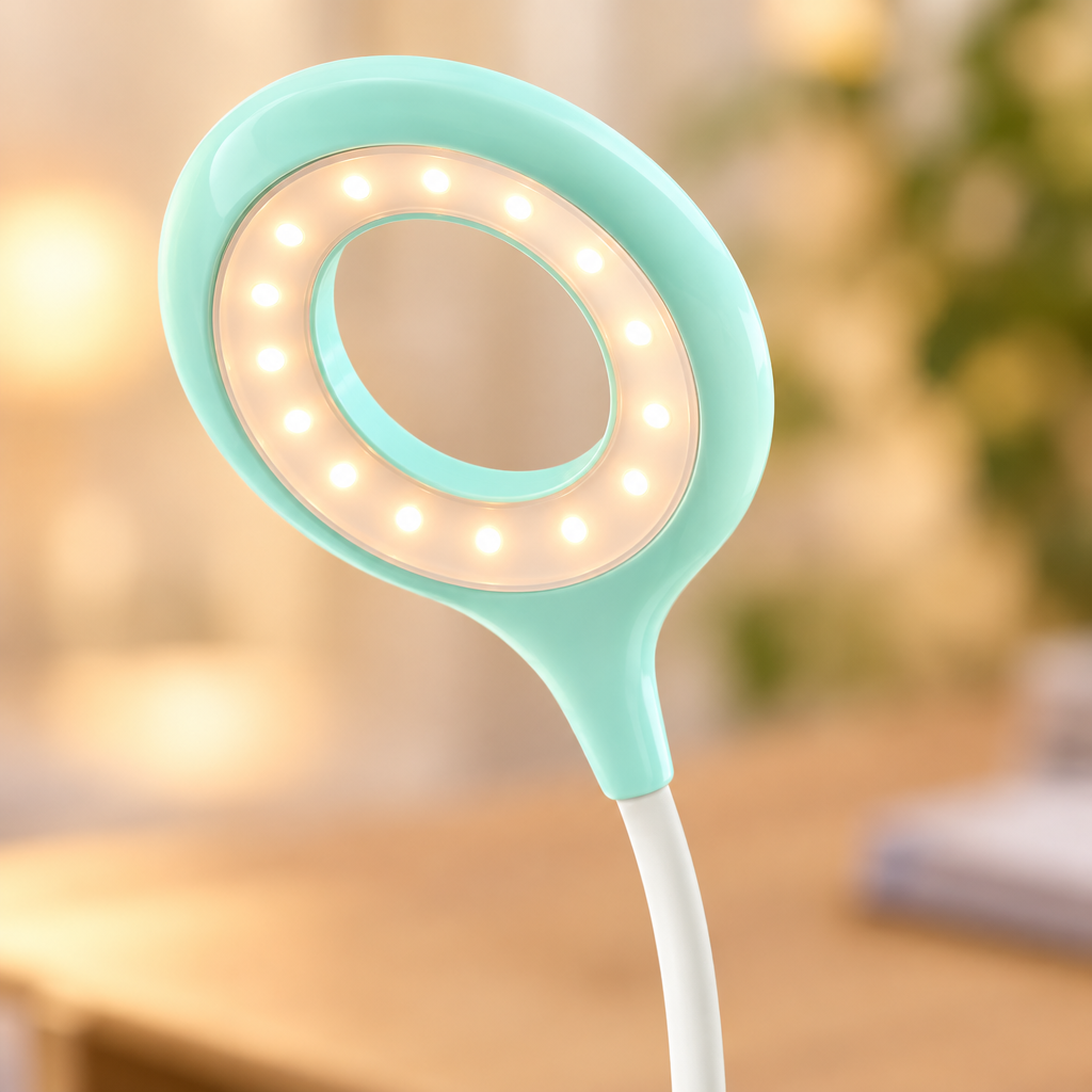 Rechargeable Cordless Table Lamp, Green