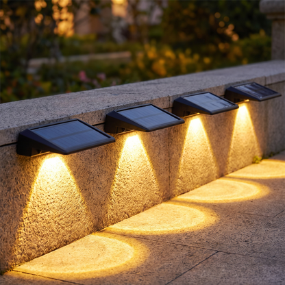 Solar Garden Wall Lights, 4 Pack