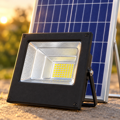 Solar Street Light, Dusk to Dawn, 3200 sq ft Coverage