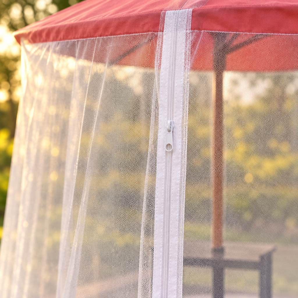 Mosquito Net for Patio Umbrellas, Black