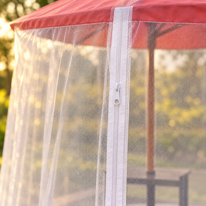 Mosquito Net for Patio Umbrellas, Black