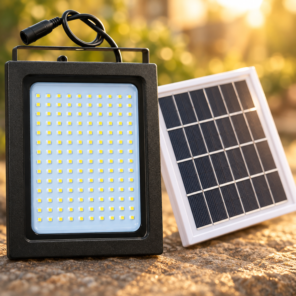 Solar Flood Light with Motion Sensor