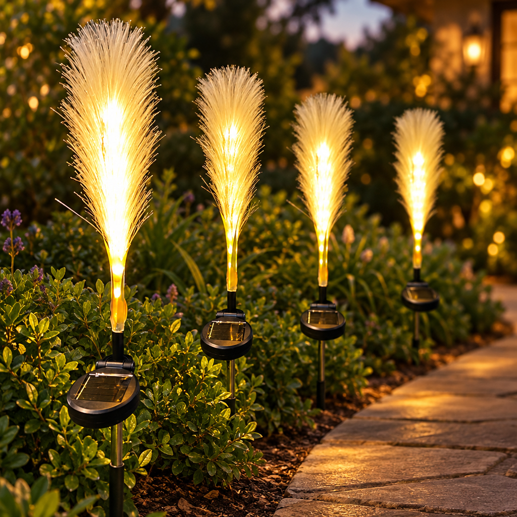 Solar Flower Garden Lights, 8 Pack
