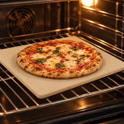 Cordierite Pizza Stone, 11.8 x 11.8 in