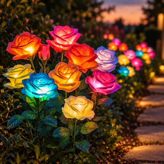 Solar Garden Decor Lights, 4 Pack