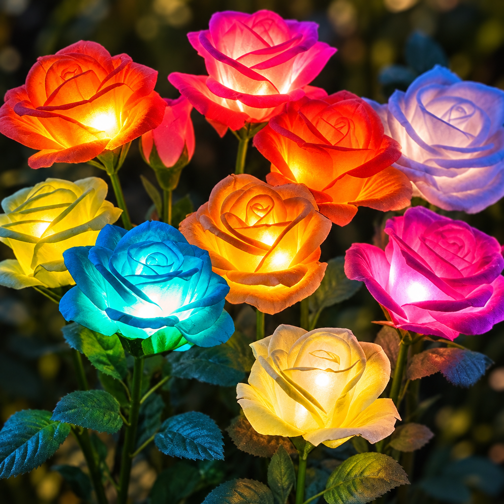 Solar Garden Decor Lights, 4 Pack