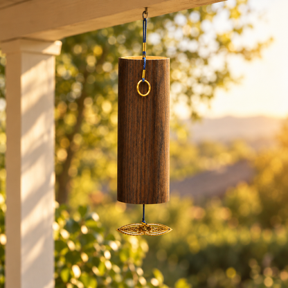 Wooden Chord Wind Chime, Am