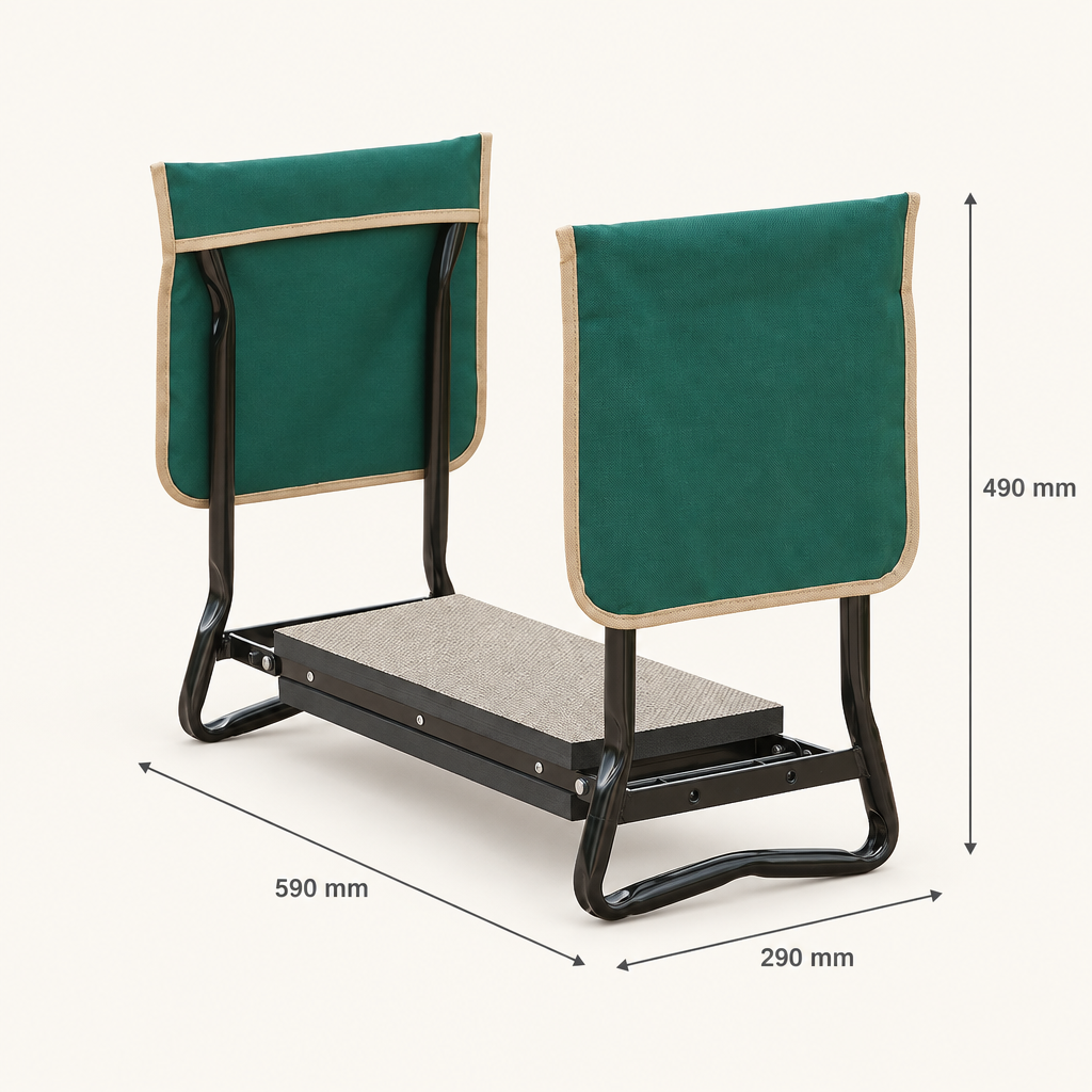 Garden Kneeler and Seat, EVA Pad, Folding dimensions