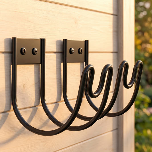 Garden Hose Holder, Stainless Steel, 2 Pack