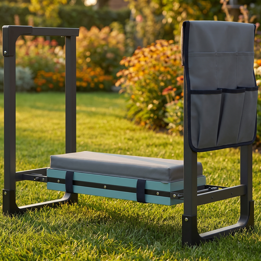 Heavy Duty Garden Kneeler and Seat, Dark Gray
