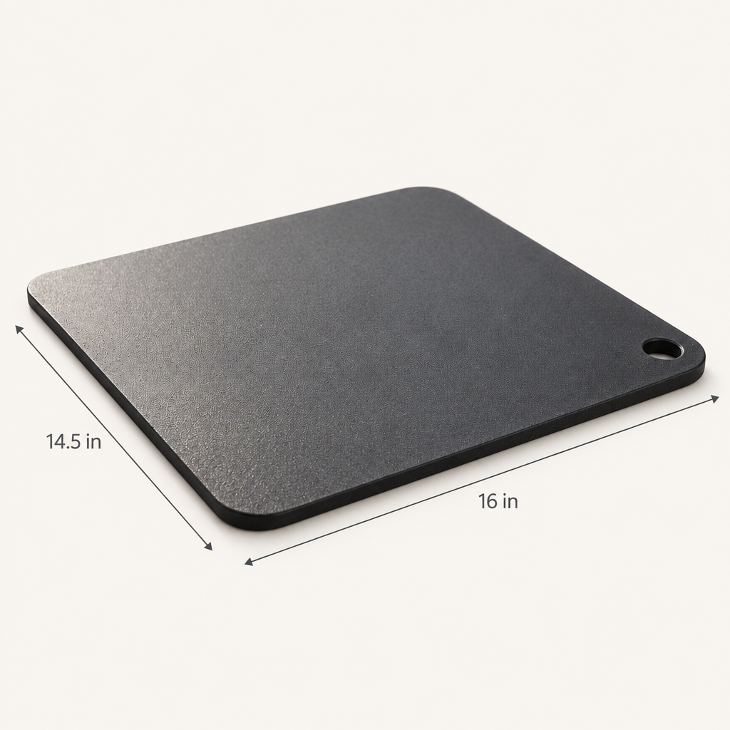 Pizza Steel, 16 x 14.5 in, Pre-Seasoned dimensions