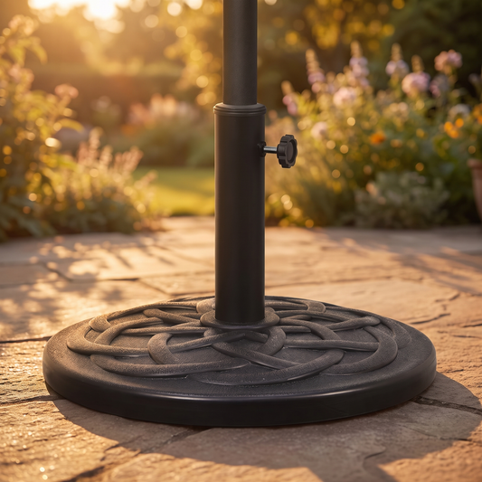 Patio Umbrella Base, Black