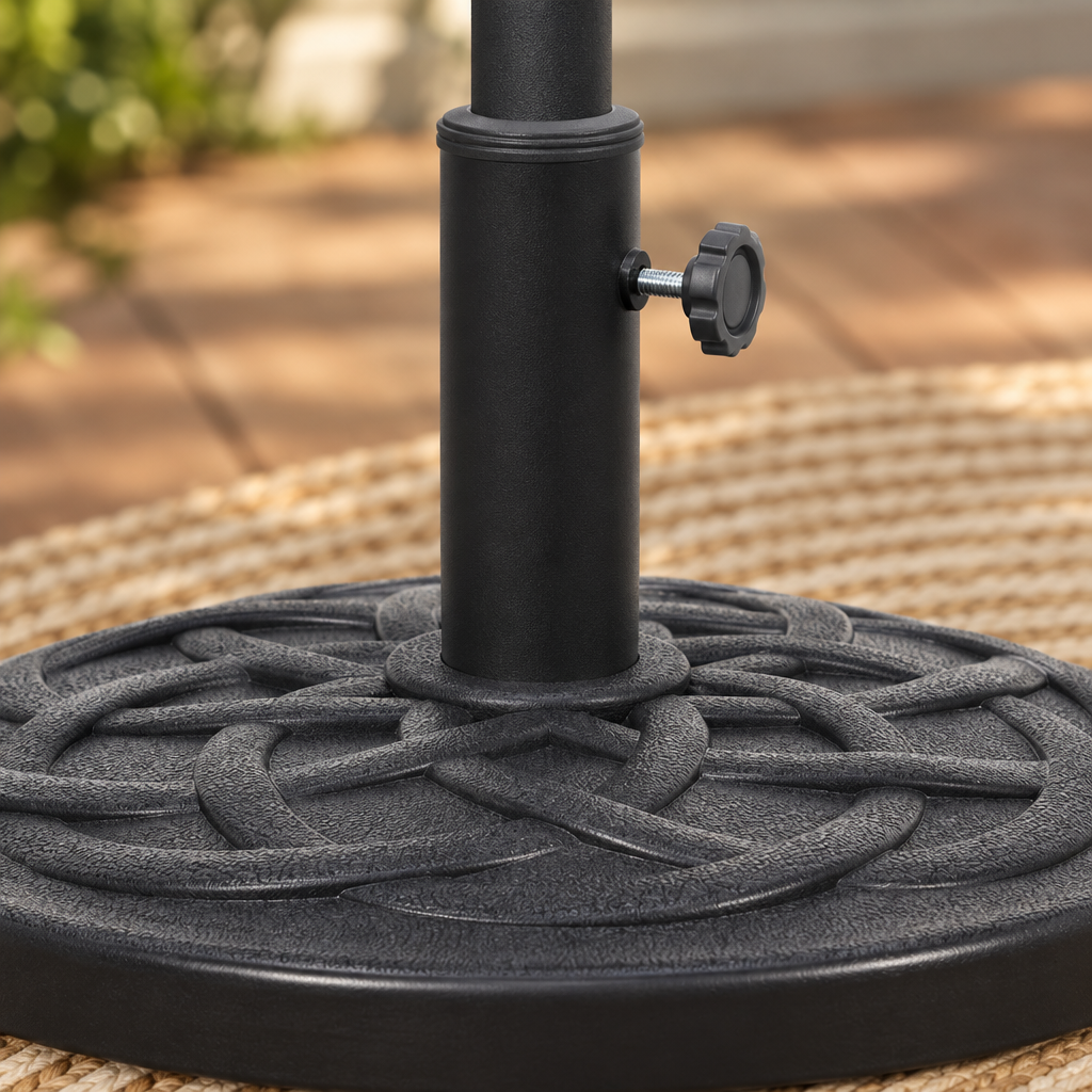 Patio Umbrella Base, Black