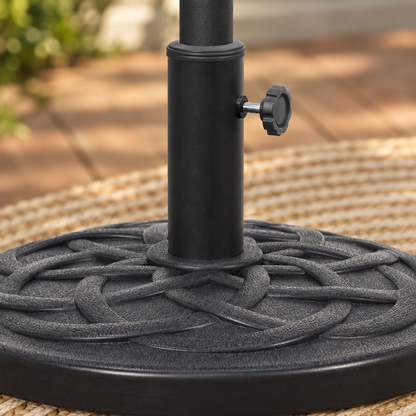 Patio Umbrella Base, Black