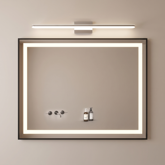LED Bathroom Mirror and Vanity Light Set