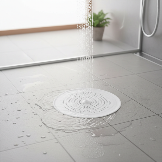 Oversized Sink Drain Cover, Suction Cup Hair Catcher