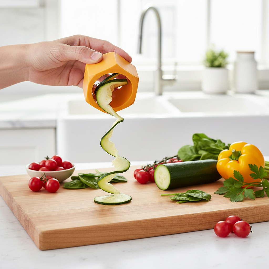 Spiral Vegetable Cutter and Cucumber Slicer