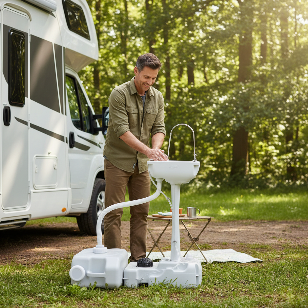 Portable Camping Hand Wash Station, 4.5 Gal Tank