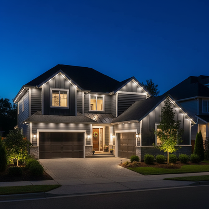 150 ft Permanent Outdoor RGB Eave Lights, App and Remote