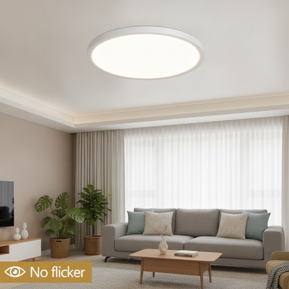 16 in Flush Mount LED Ceiling Light, 32W, 5 Color Modes