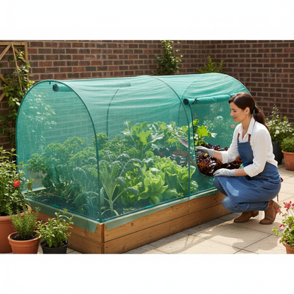 Crop Cage Plant Protection Tent, 8.1 x 3.9 x 3.9 ft