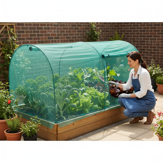 Crop Cage Plant Protection Tent, 8.1 x 3.9 x 3.9 ft