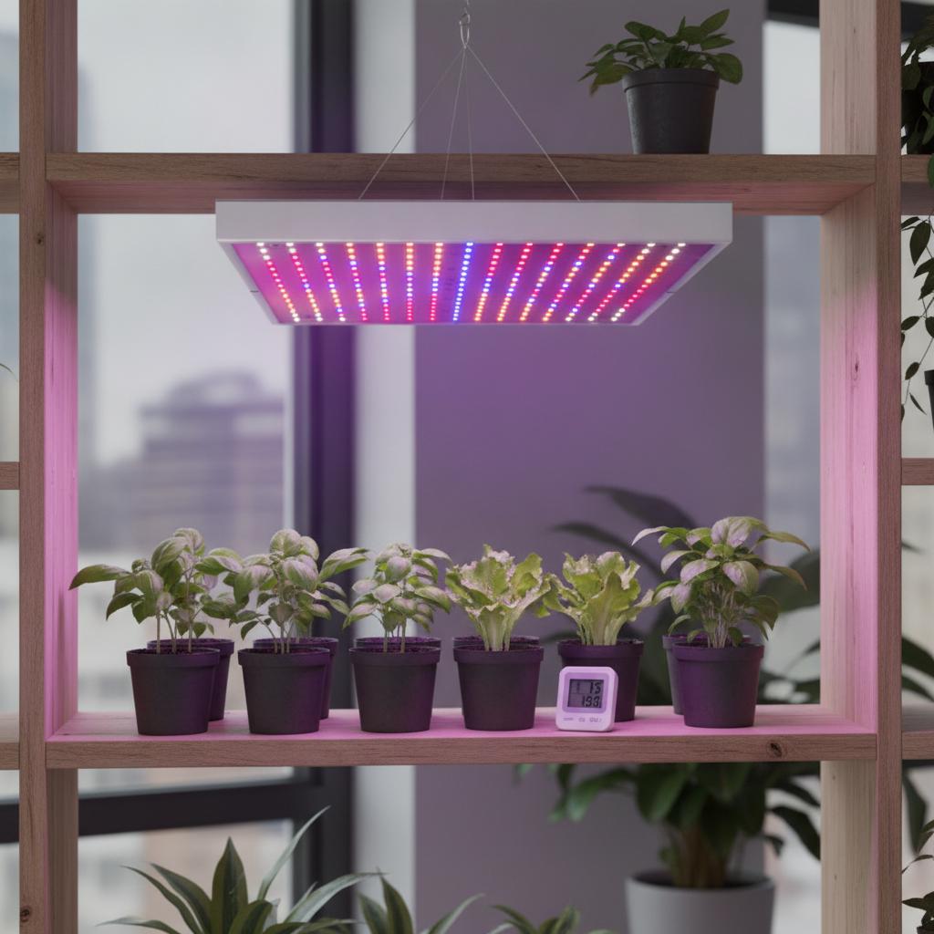 Full Spectrum 225 LED Suspended Plant Grow Light