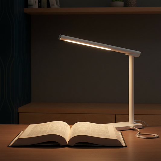 LED Desk Lamp, 5 Modes, Touch Dimming, USB Charging Port