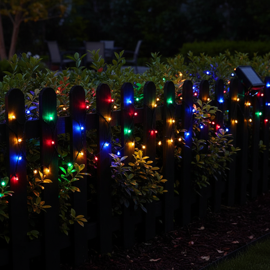 Solar Fairy String Lights, 39 ft, 100 LED, Style A