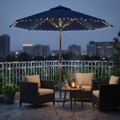 Solar Fairy String Lights, 12 m, 100 LED, 8 Modes