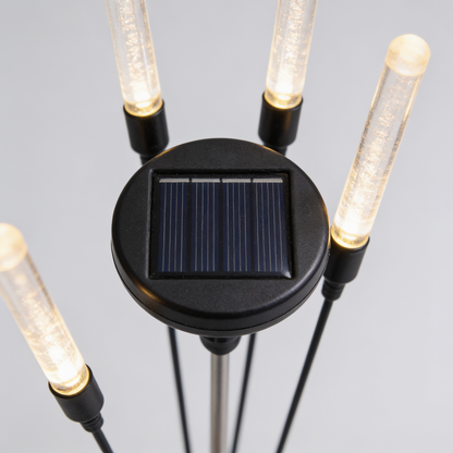Solar Firework Lights, 112 LED Copper Wire Garden Stake, Remote