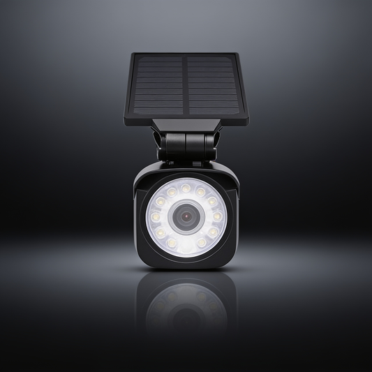 Integrated Solar Outdoor Light, White Light, IP65