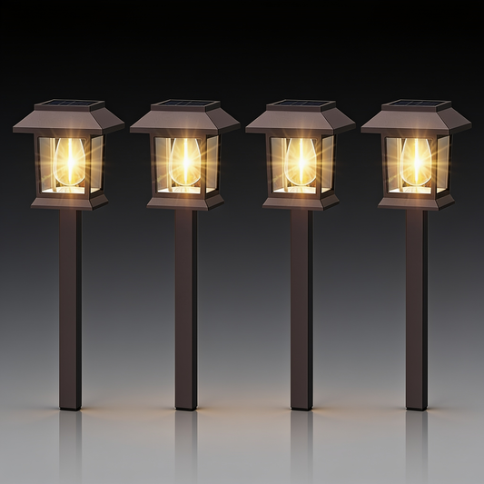 Solar Tungsten Filament Garden Light, Outdoor Landscape Lamp