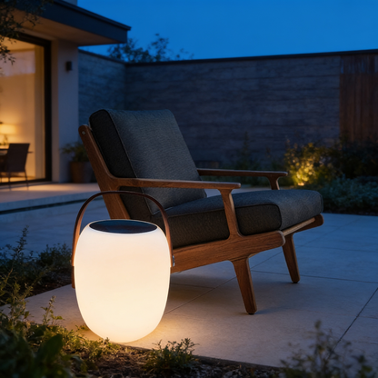 Portable Solar Lantern for Patio and Garden, IP65, Small or Large