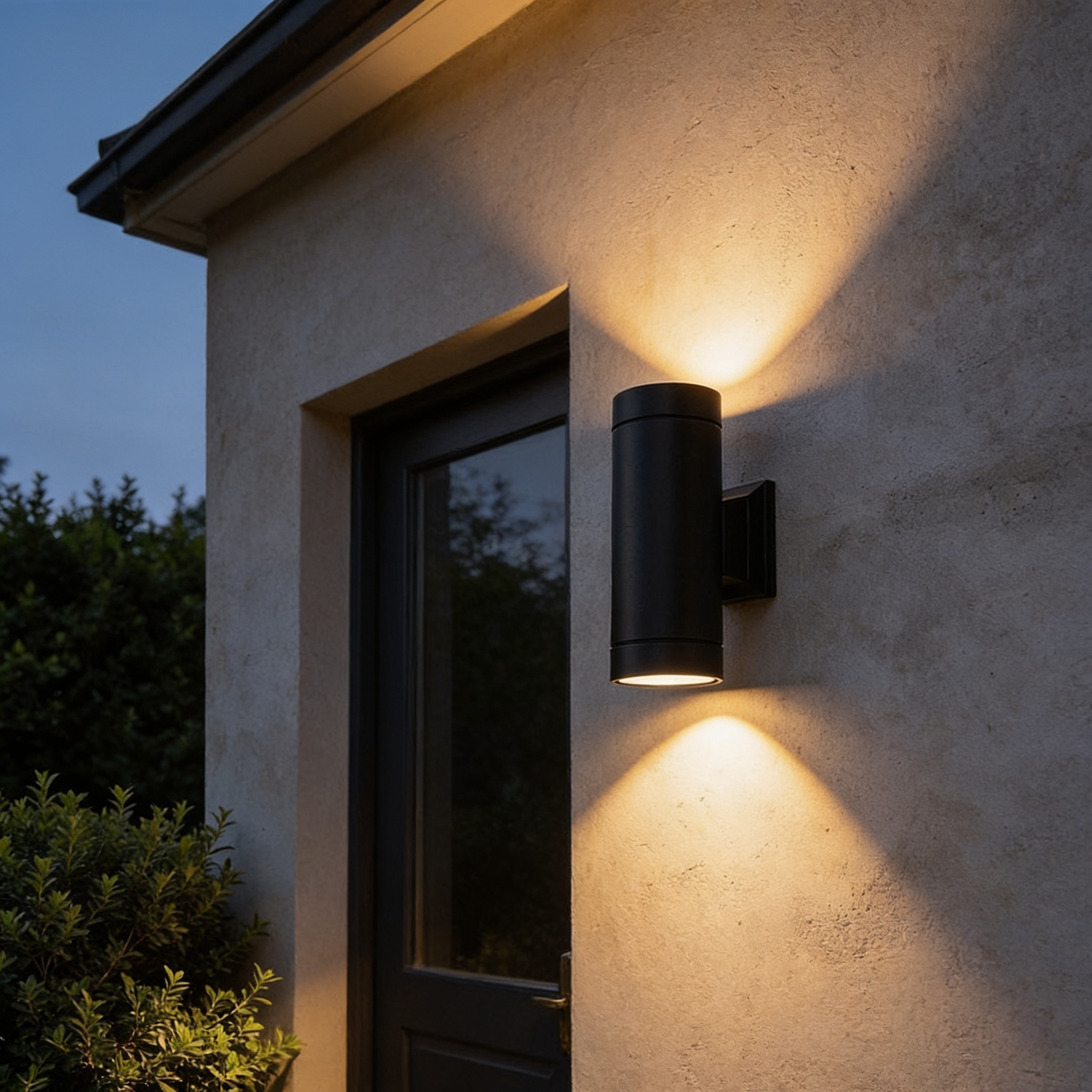 Outdoor Up Down Wall Light, Double Head Aluminum Sconce, IP54