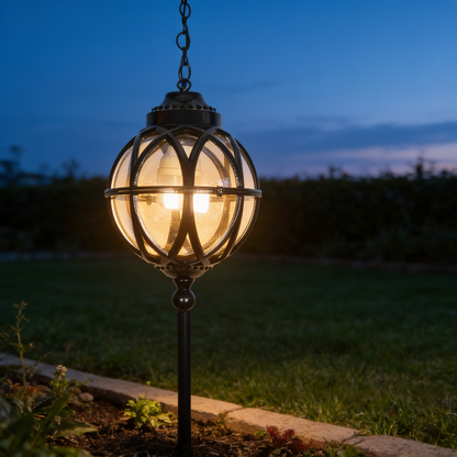 Outdoor Pendant Light for Porch and Patio, Aluminum, IP54