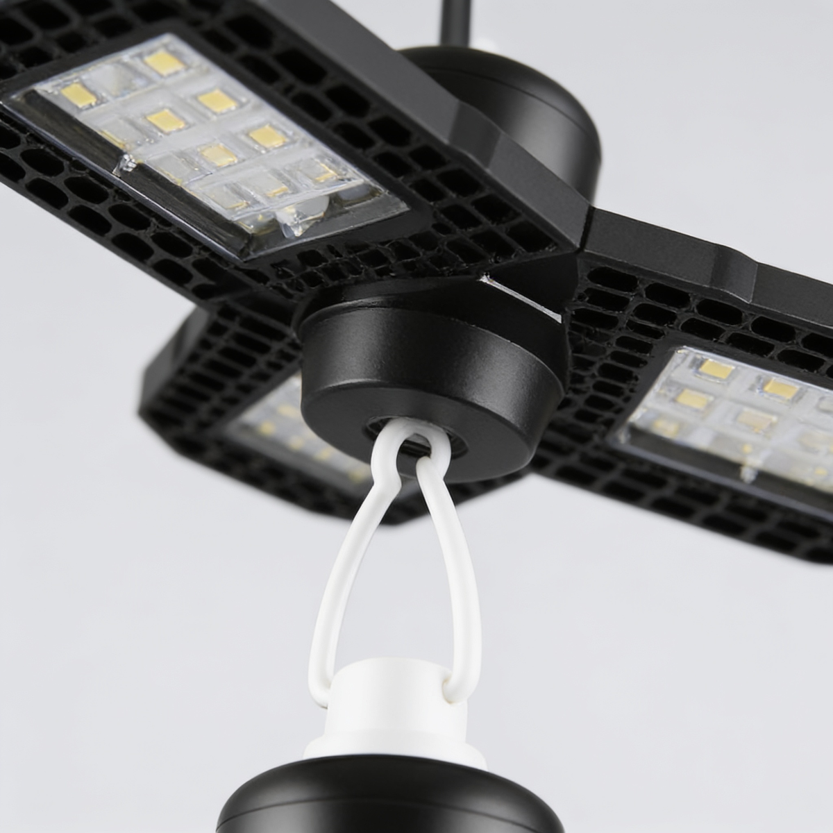 Solar Pendant Light with Sensor, Outdoor Hanging Light, 1 or 2 Heads