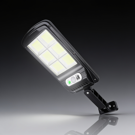 Solar Street Light with Motion Sensor, LED Outdoor Garden Light