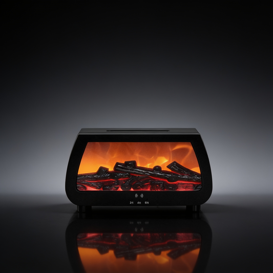 Flame Aroma Diffuser and Humidifier with Remote, USB Powered