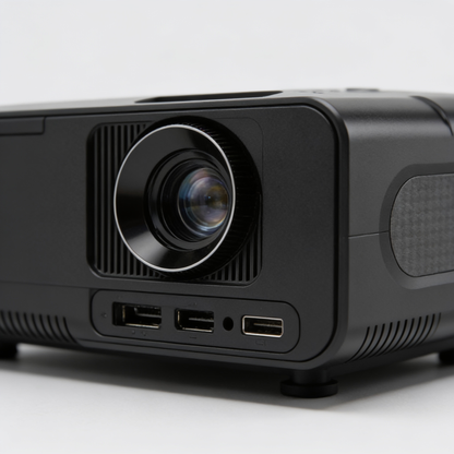 Portable Home Projector, 720p HD, Wireless Screen Mirroring